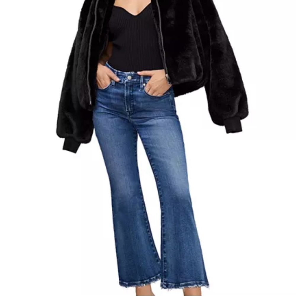 Good American Good Legs Crop Mini Bootcut